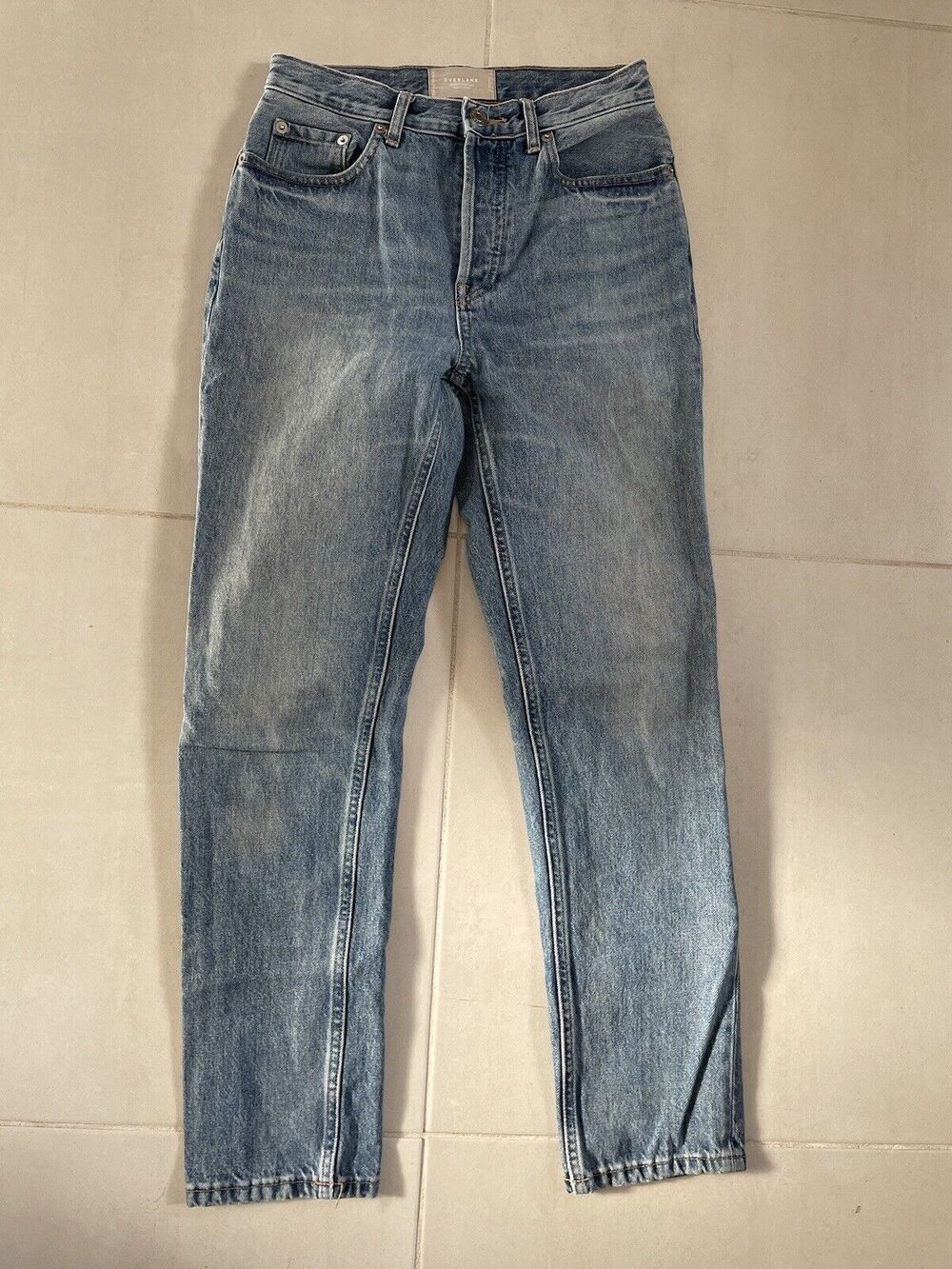 Everlane Regular Jeans The 90s Cheeky Denim Button Fly Mid Rise